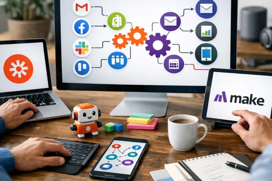 Automatisation marketing : comment Zapier et Make transforment vos process en un jeu d’enfant