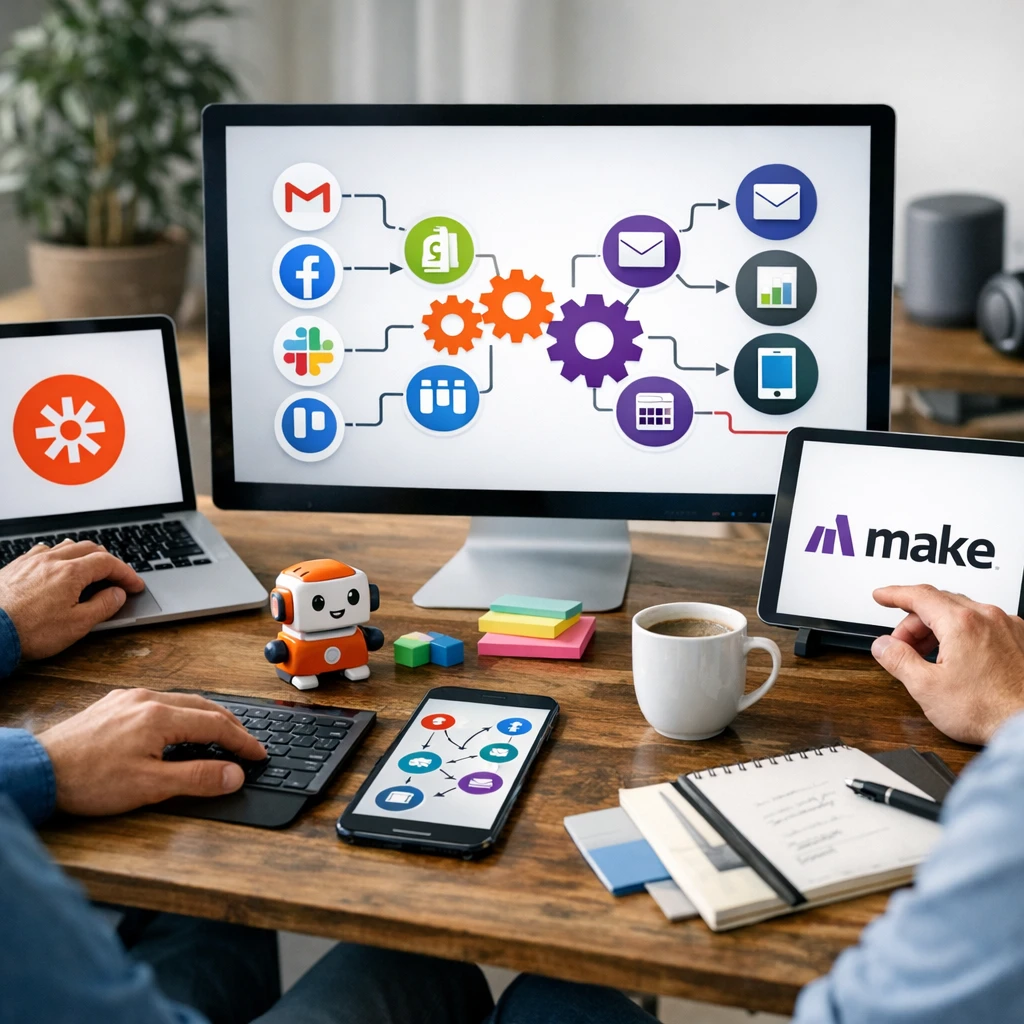 Automatisation marketing : comment Zapier et Make transforment vos process en un jeu d’enfant