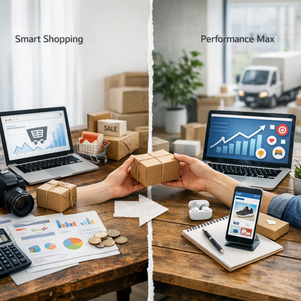 Smart Shopping vs Performance Max : comment réussir la transition pour votre boutique en ligne
