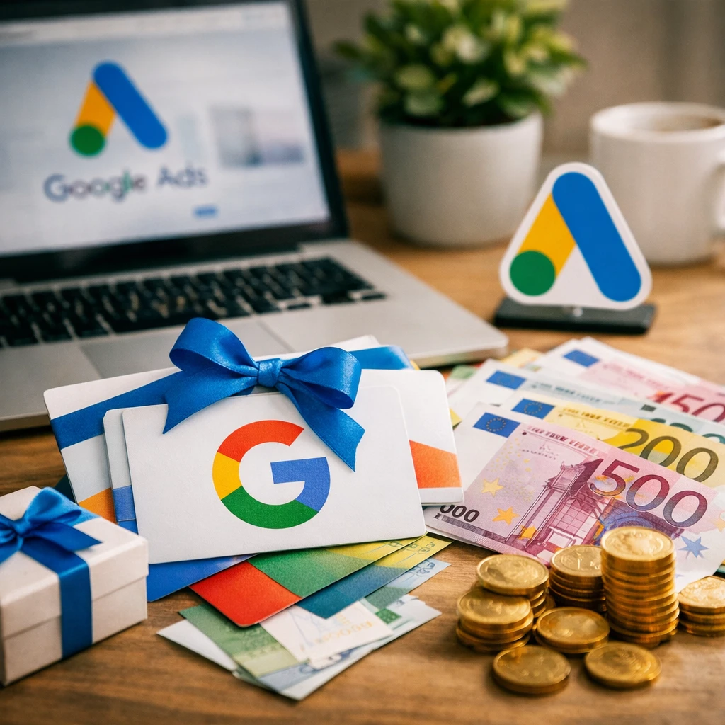 Coupons Google Ads : comment obtenir jusqu&rsquo;à 1200€ de crédit publicitaire gratuit