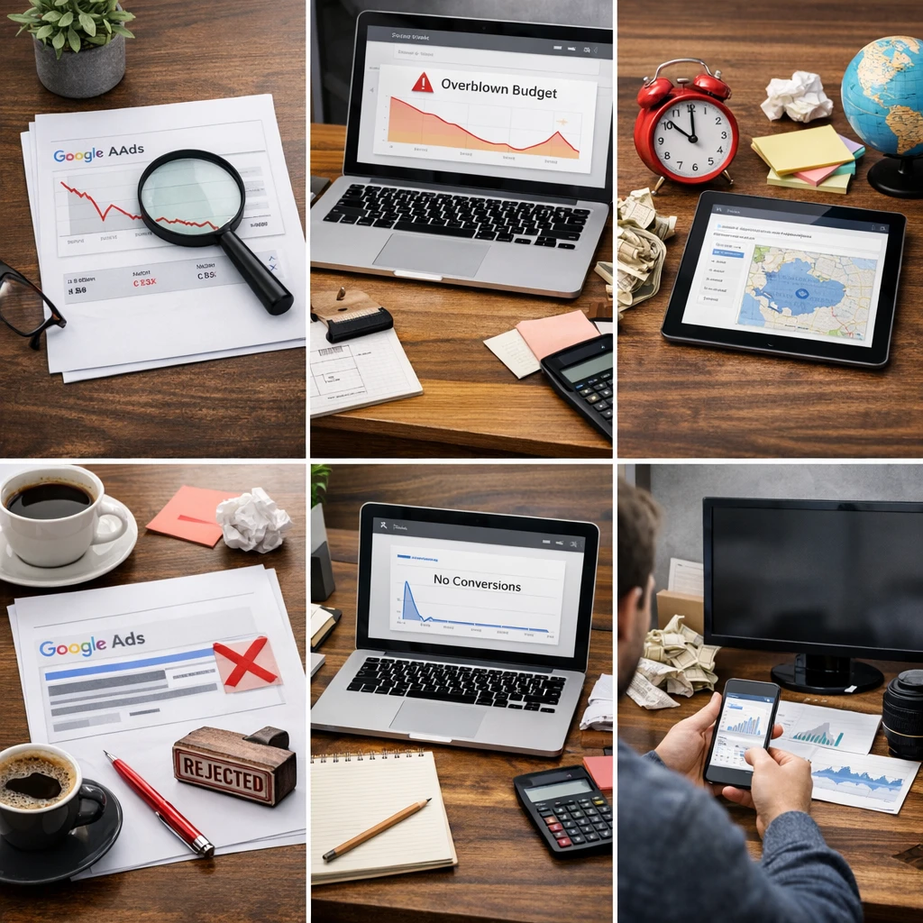 Les 5 erreurs fatales à éviter sur Google Ads (et comment les corriger)