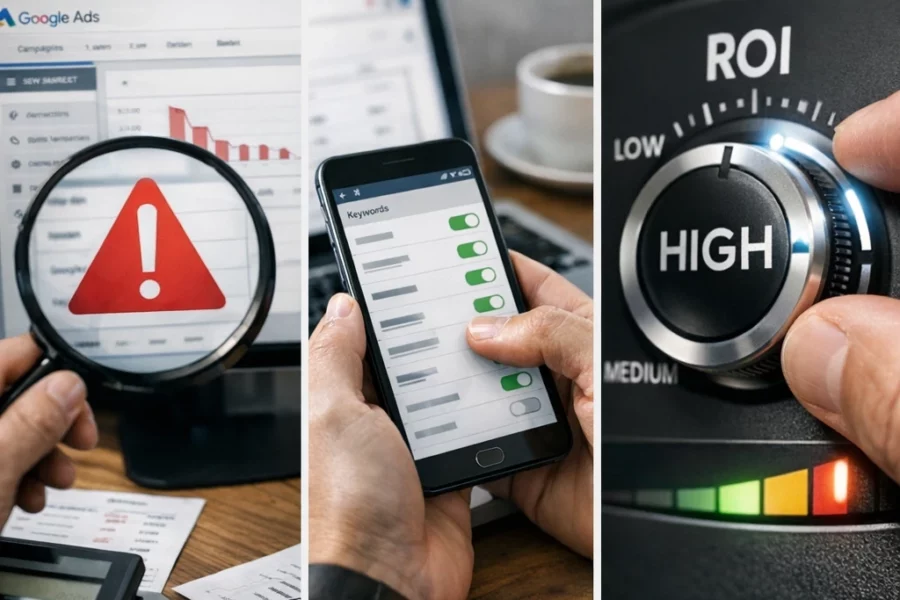 3 actions pour arrêter de gaspiller votre budget Google Ads immédiatement