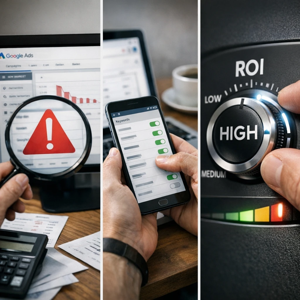 3 actions pour arrêter de gaspiller votre budget Google Ads immédiatement