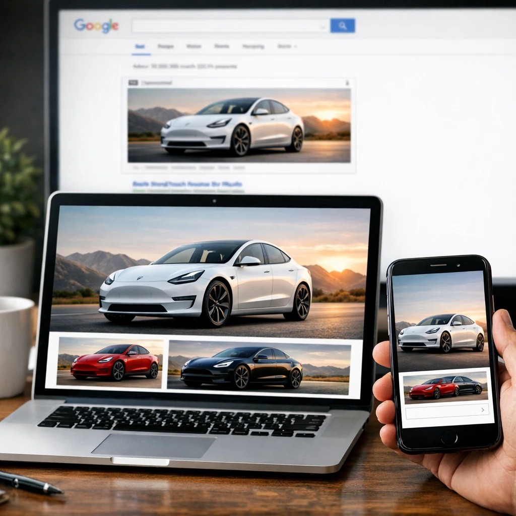 Comment Tesla utilise Google Ads pour vendre ses voitures