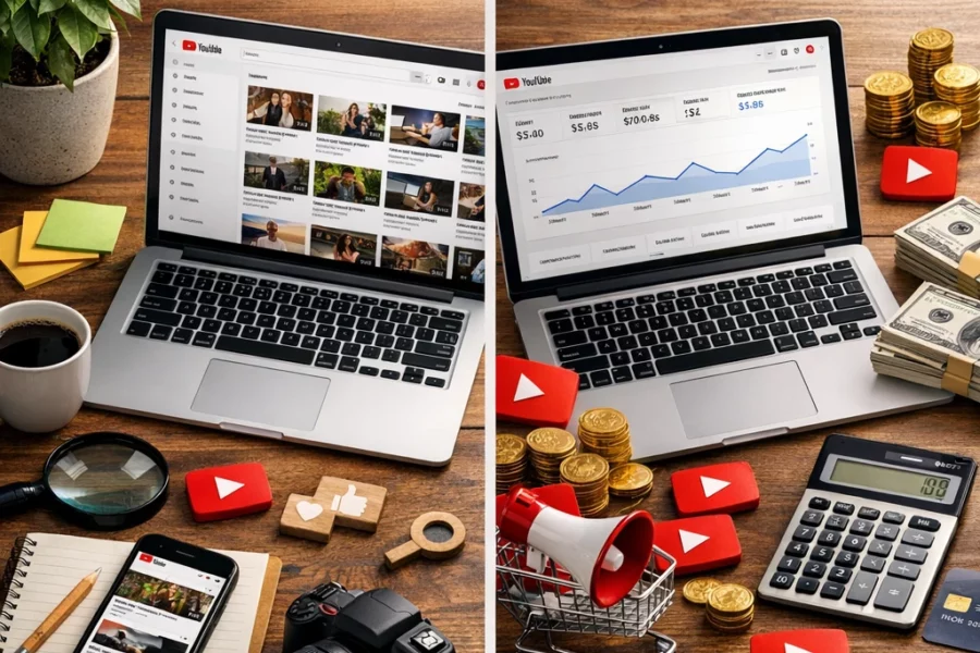 YouTube organique vs YouTube payant : comprendre les différences pour optimiser votre stratégie