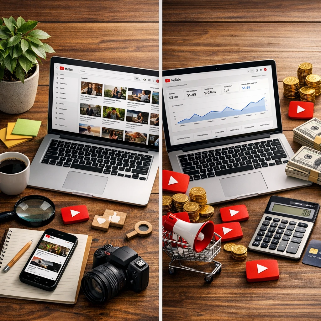 YouTube organique vs YouTube payant : comprendre les différences pour optimiser votre stratégie