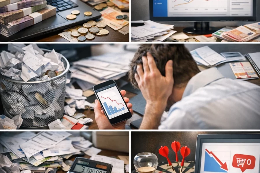 100 000 euros par mois gaspillés sur Google Ads : les 5 erreurs fatales