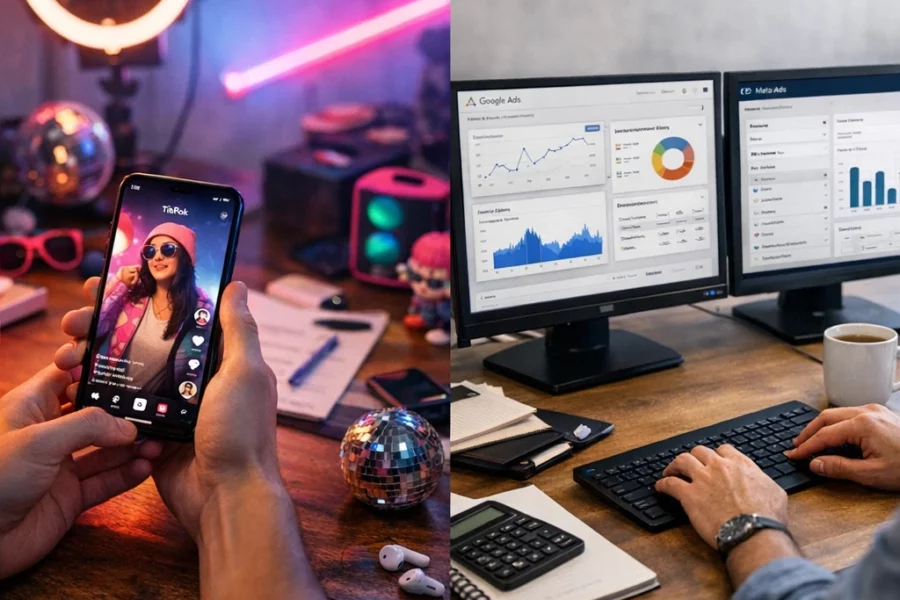 TikTok Ads vs Google Ads et Meta Ads : pourquoi la hype ne remplace pas la maturité