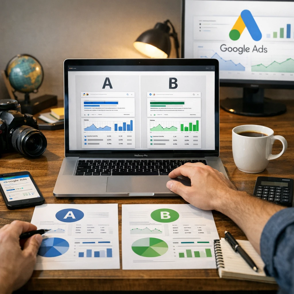 Comment faire un A/B test sur Google Ads : guide complet des expériences