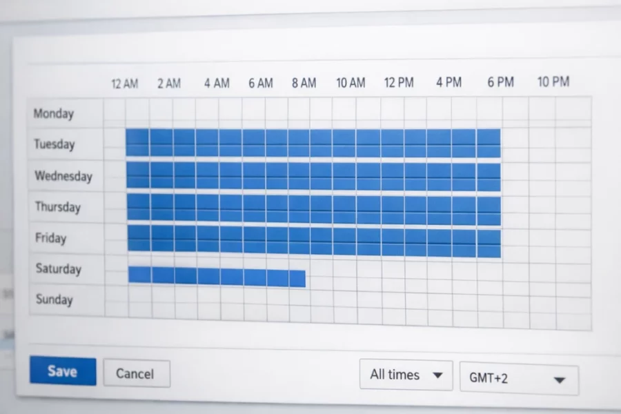 Le réglage d&rsquo;enchères que 95% des pros Google Ads ignorent : le calendrier de diffusion