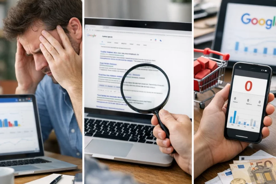 3 erreurs qui font que vos campagnes Google Ads ne fonctionnent pas