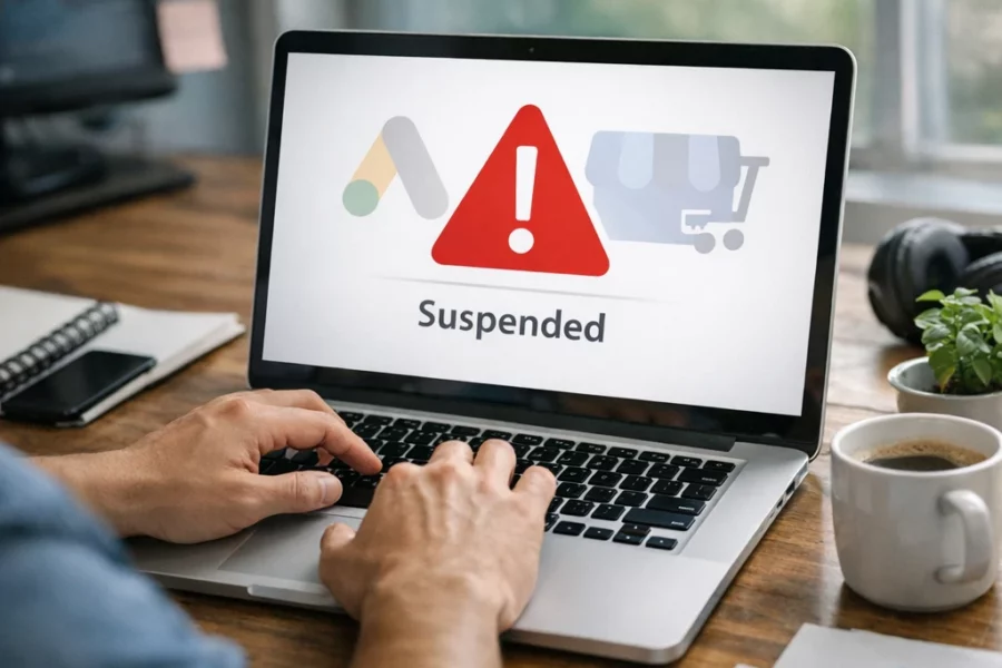 Compte Google Ads ou Merchant Center suspendu : comment le débloquer