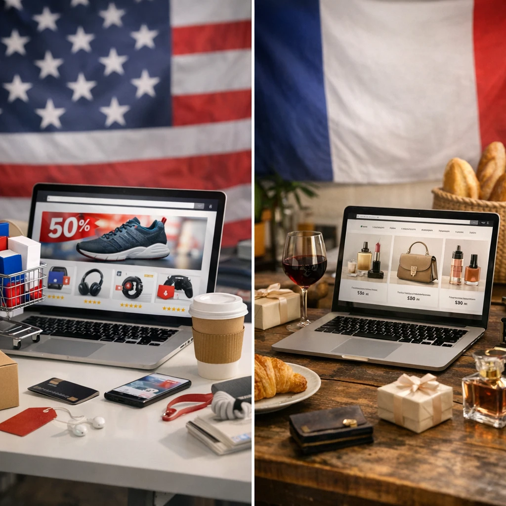 E-commerce : la vraie différence entre les États-Unis et la France sur Google Ads