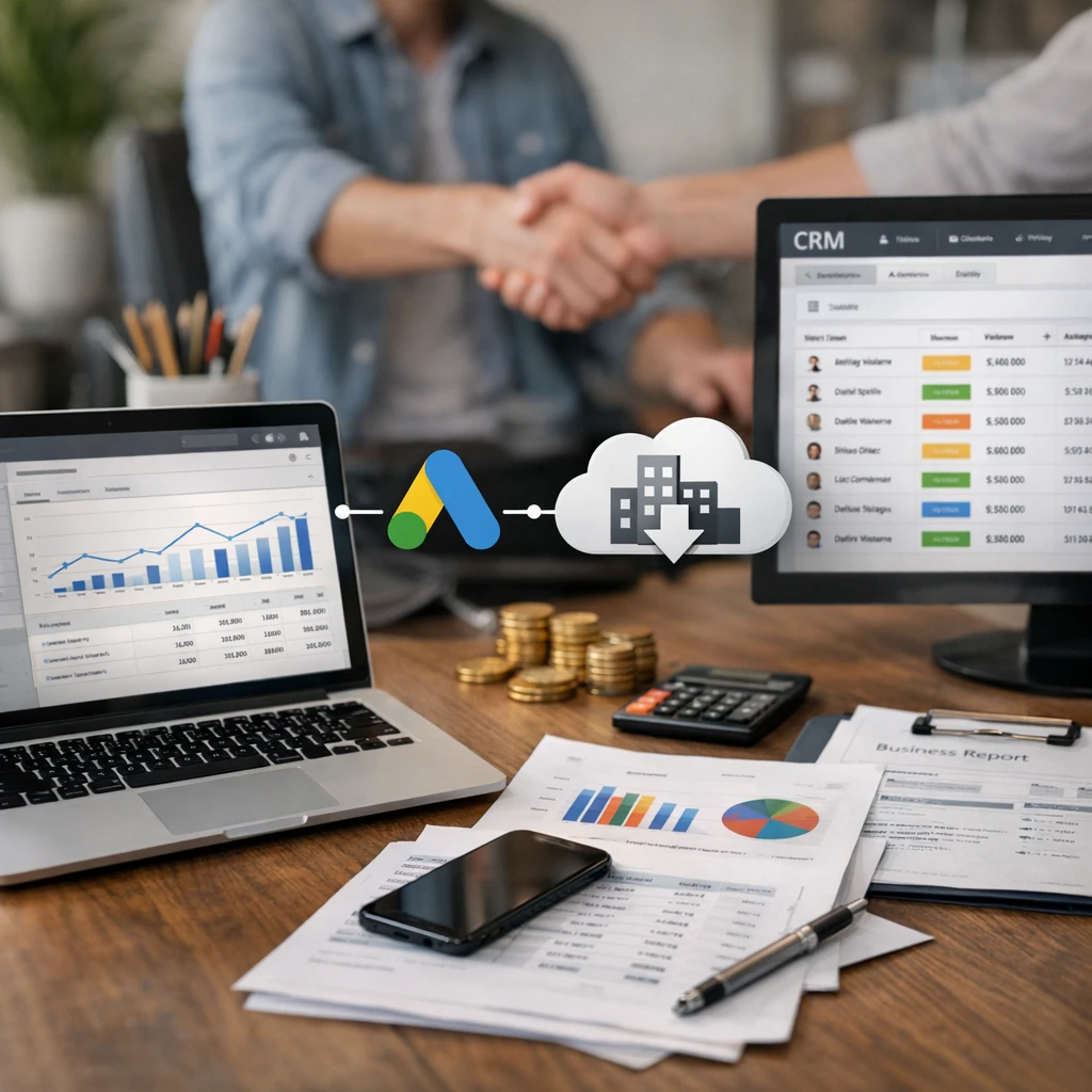 Conversions offline Google Ads : importez vos ventes CRM pour un ROI complet