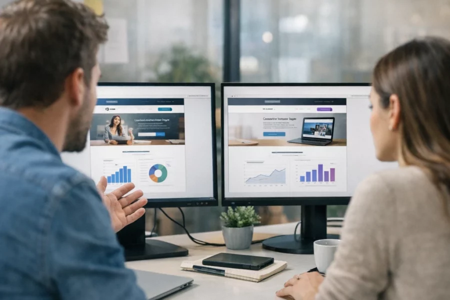 A/B Testing Landing Pages Google Ads : optimisez vos conversions avec VWO