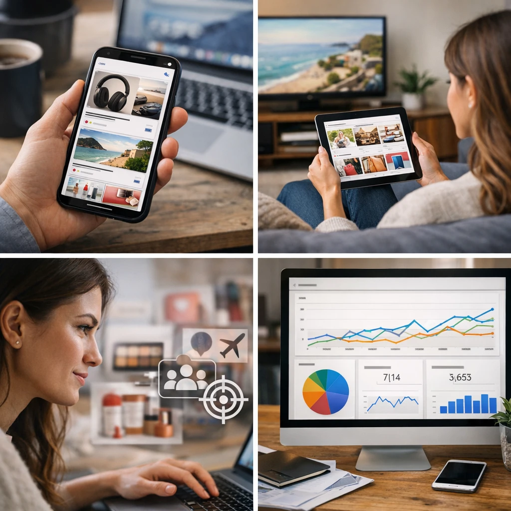 Campagnes Discovery Google Ads : formats, ciblage et KPIs pour performer