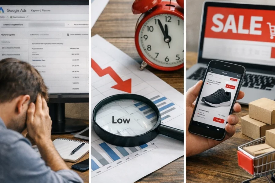 Keyword Planner Google Ads : 3 erreurs qui vous font perdre des ventes